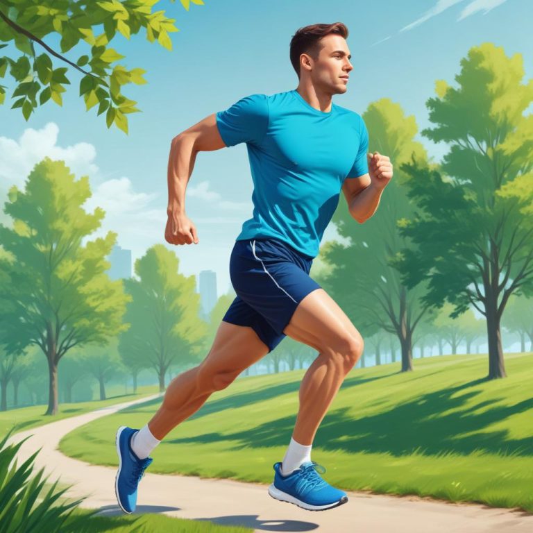 Healthy active lifestyle for men