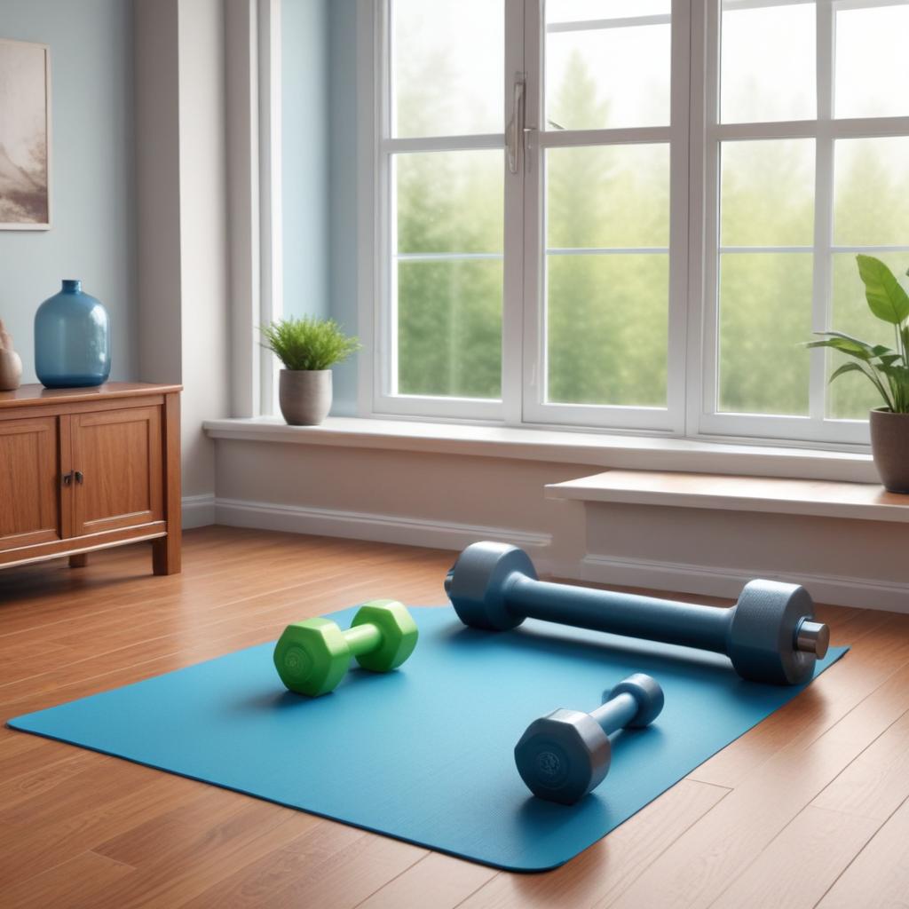 Healthy simple exercises at home