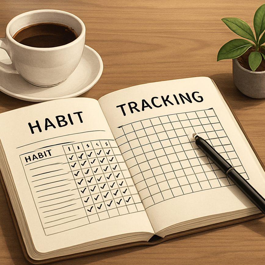 Tracking habits for self-improvement