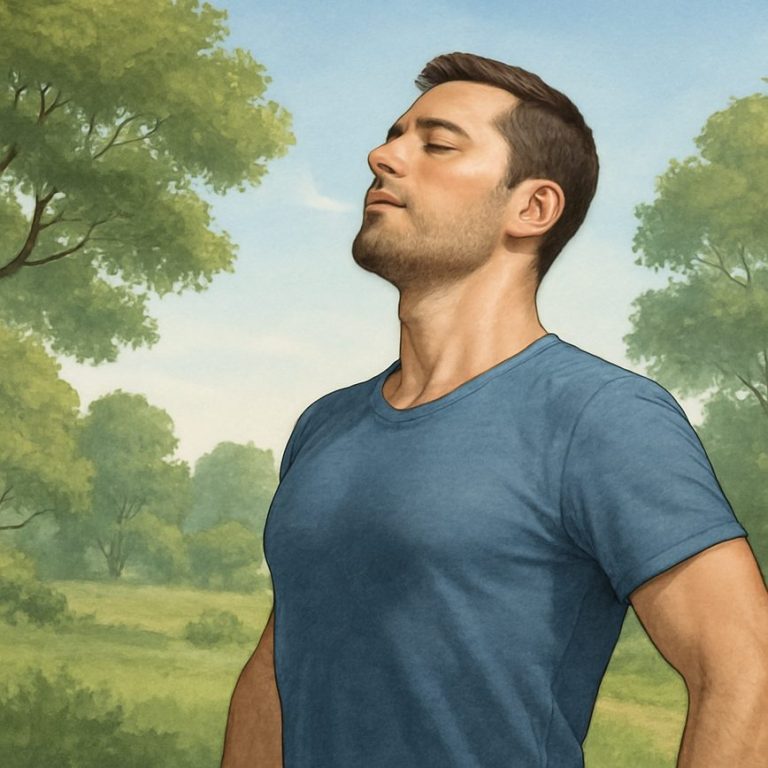 Benefits of deep breathing for men