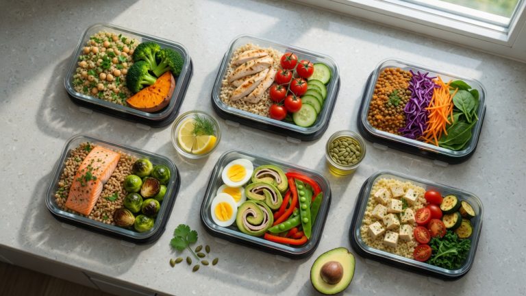 Healthy meal prep for sustained energy